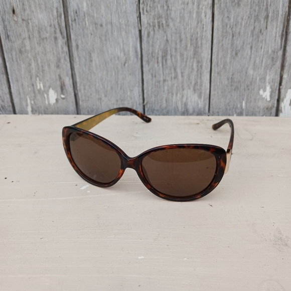 Marc New York Sunglasses Women Polarized Tortoise Wrap Shield Shades - Picture 7 of 8